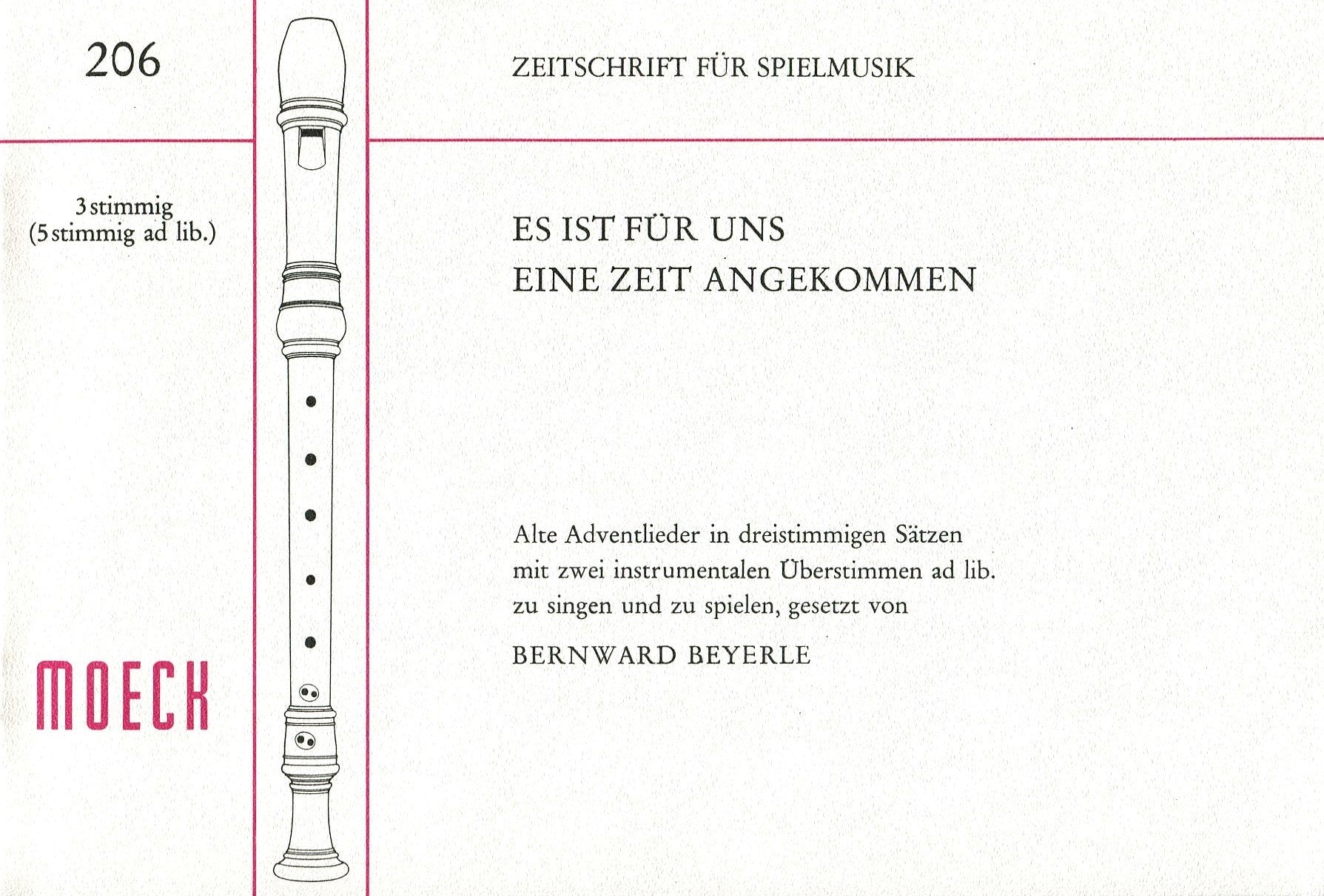 Es ist uns eine zeit angekommen