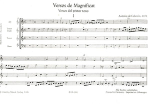 Versos de Magnificat, Versos del primer tono, 1578