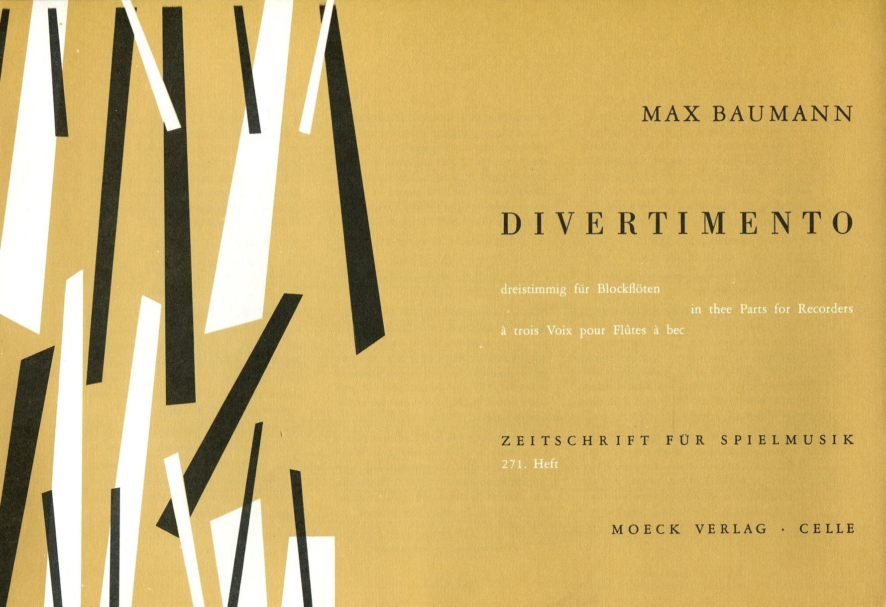 Divertimento for three recorders