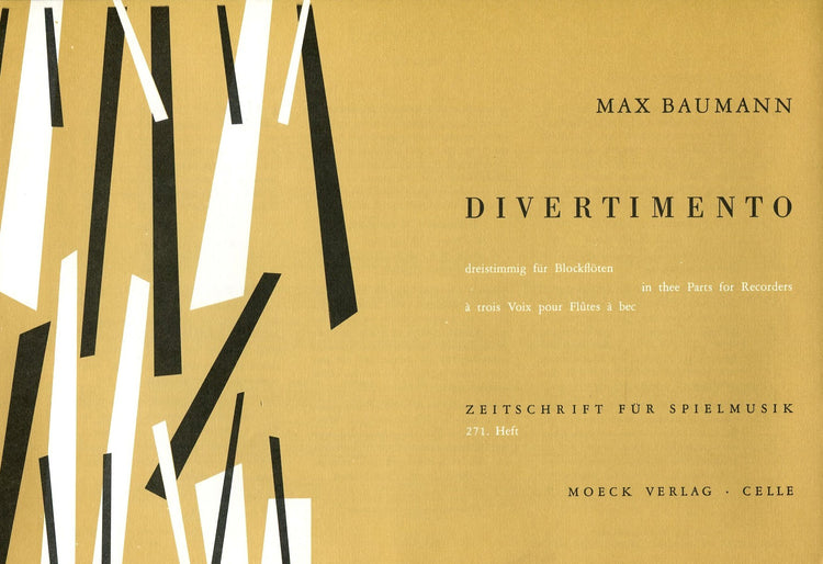 Divertimento for three recorders