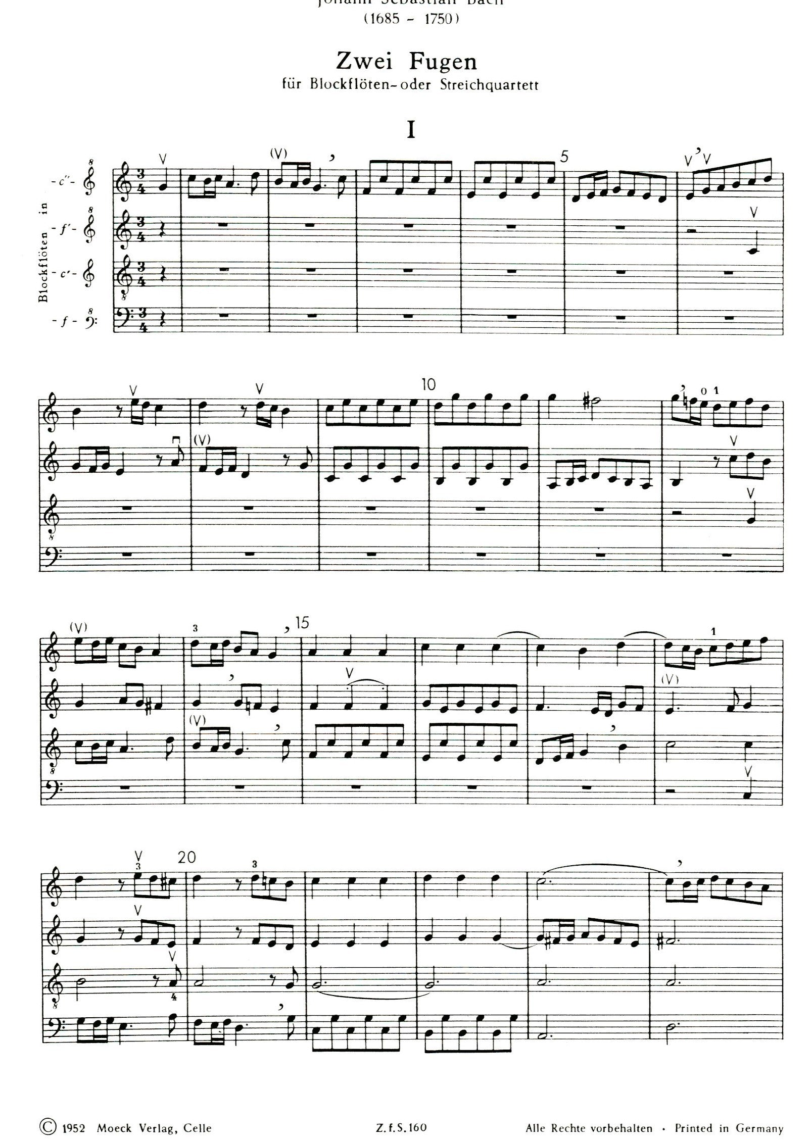 Two Fugues