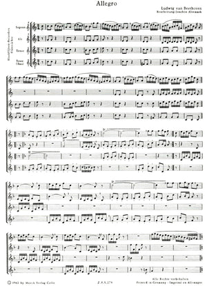 Allegro and Minuet for a Flute Clock