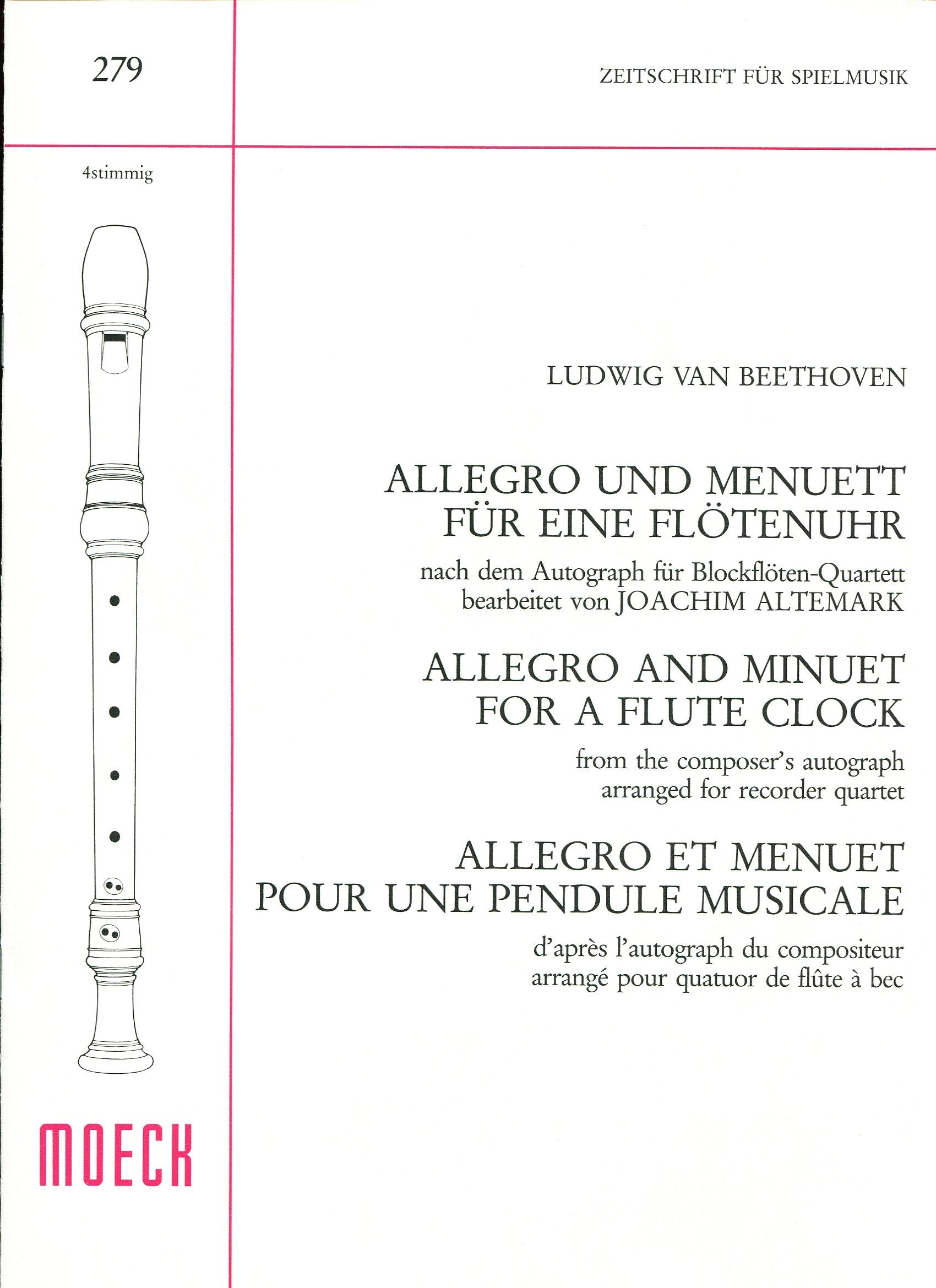 Allegro and Minuet for a Flute Clock