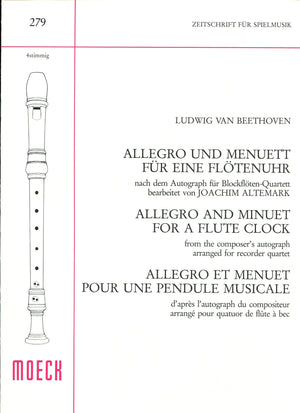 Allegro and Minuet for a Flute Clock
