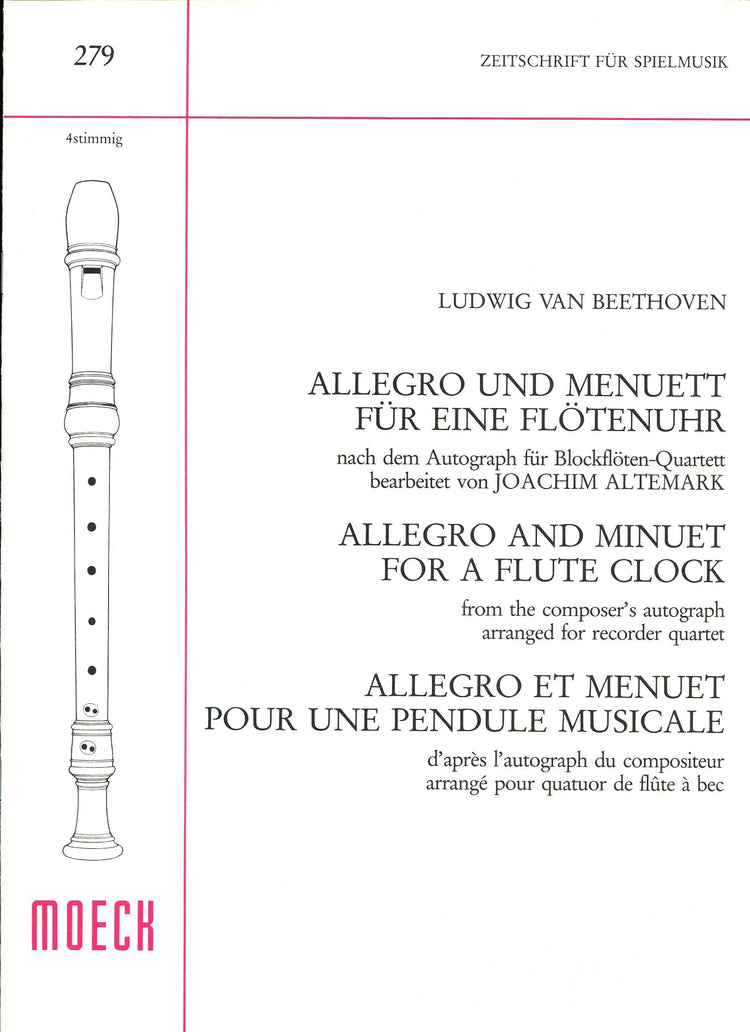 Allegro and Minuet for a Flute Clock