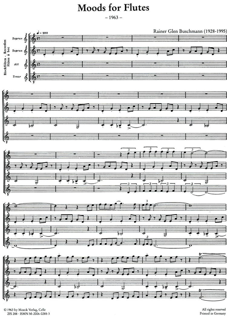 Moods for Flute