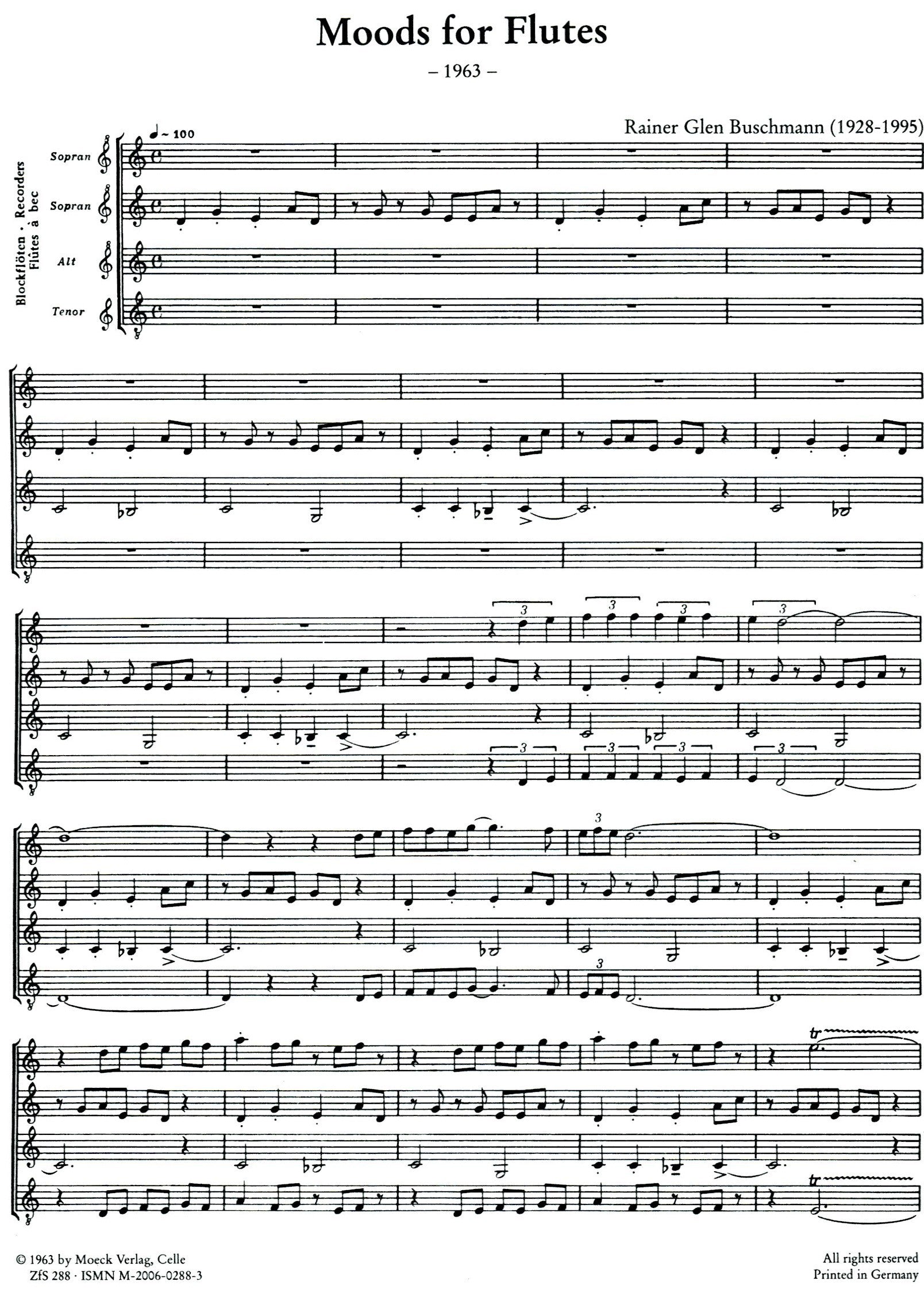 Moods for Flute