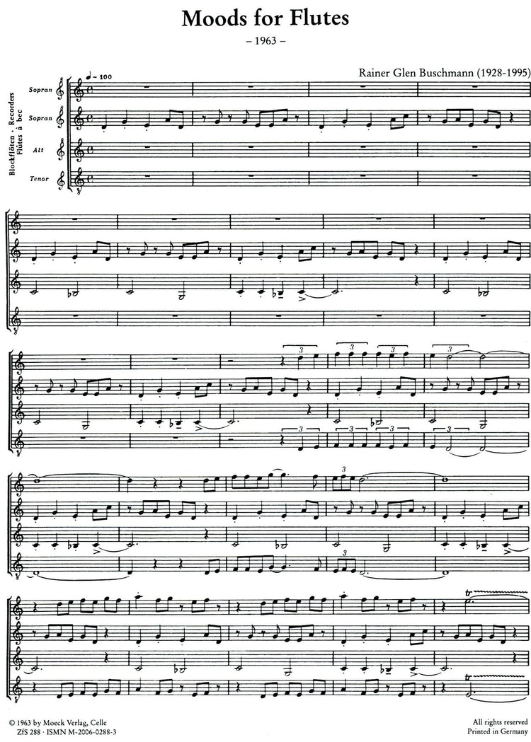 Moods for Flute