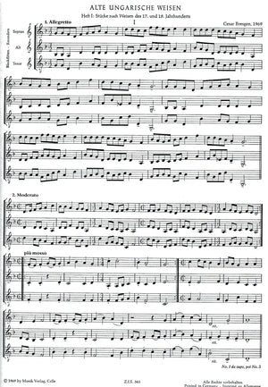Old Hungarian Tunes