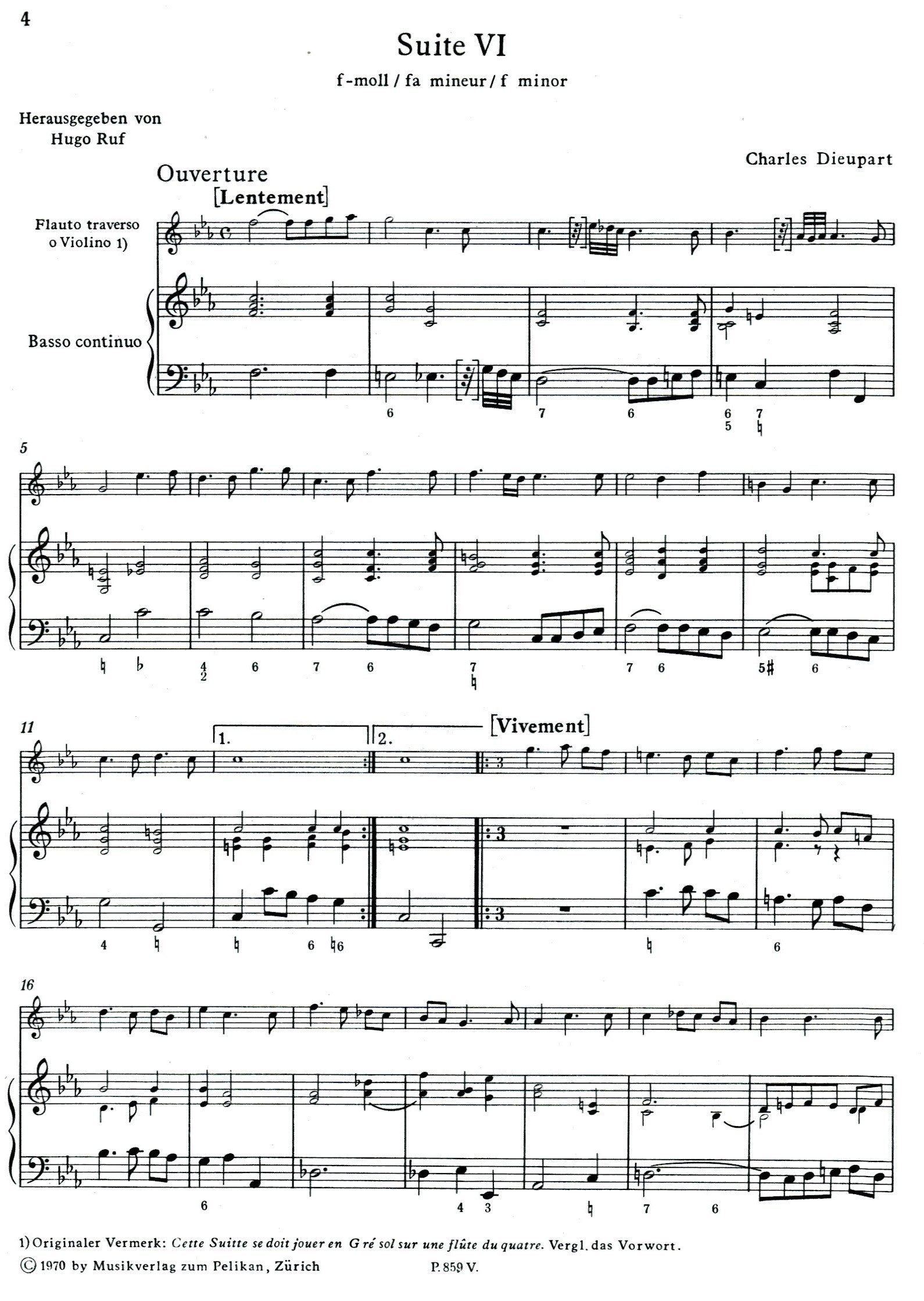 Suite VI in f minor
