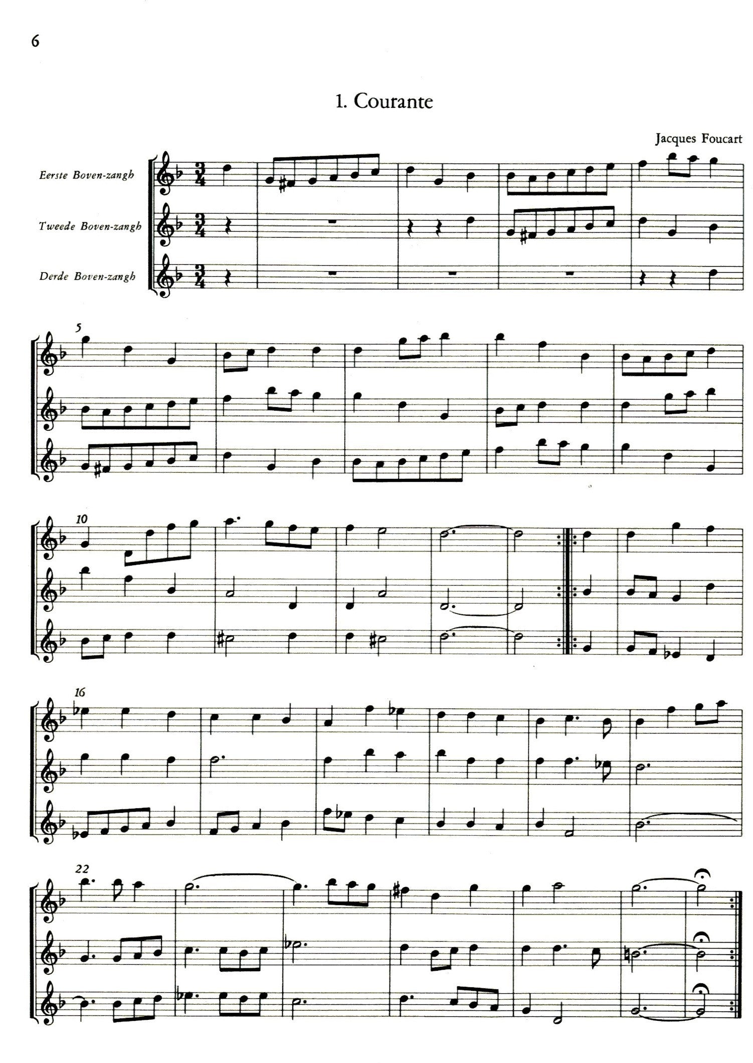 "T Uitnement Kabinet, 1646, 1649", Vol III: Works for 3 Descants and other melody instruments