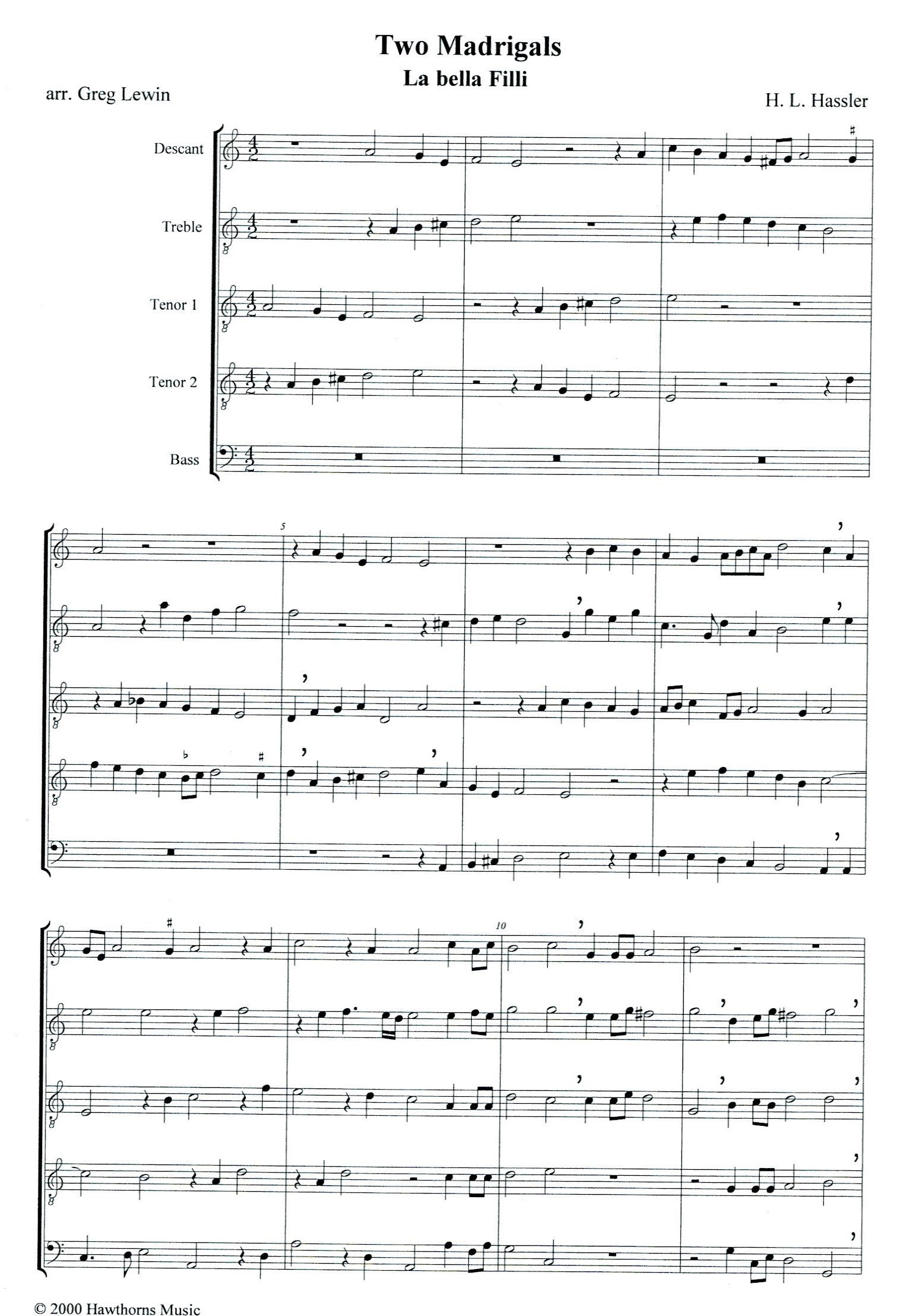 Two Madrigals