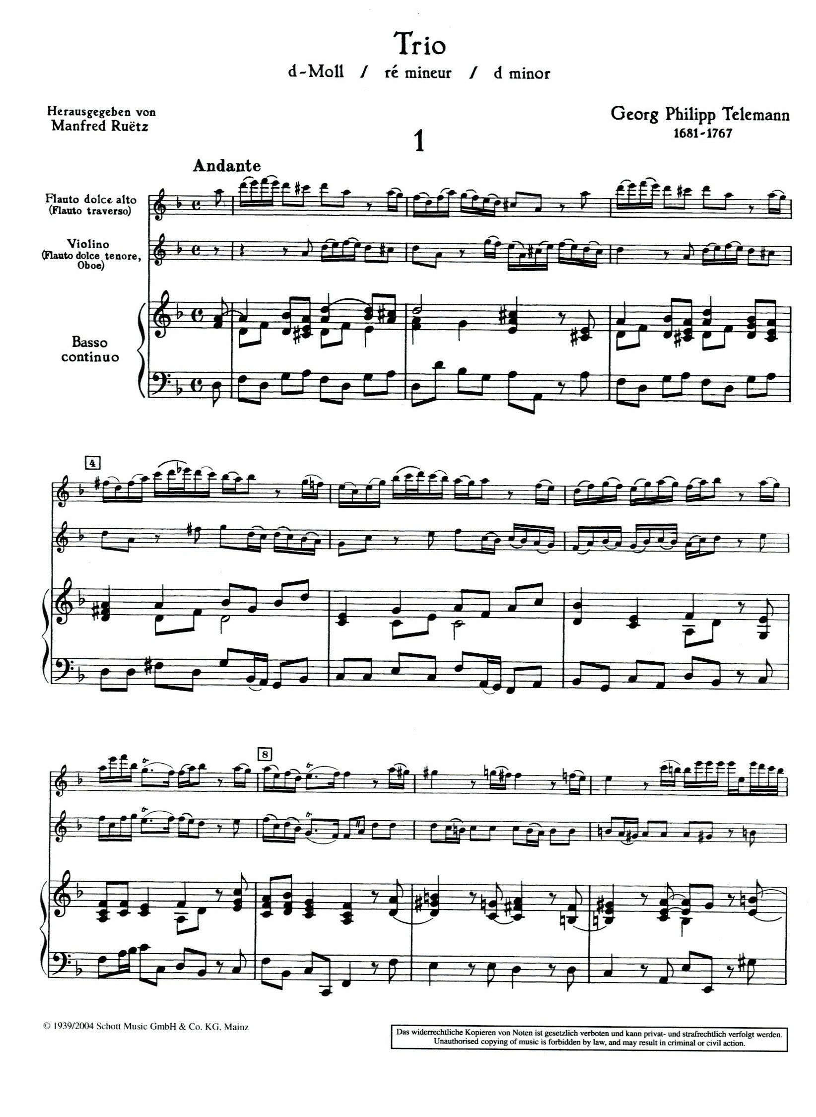 Trio in D minor