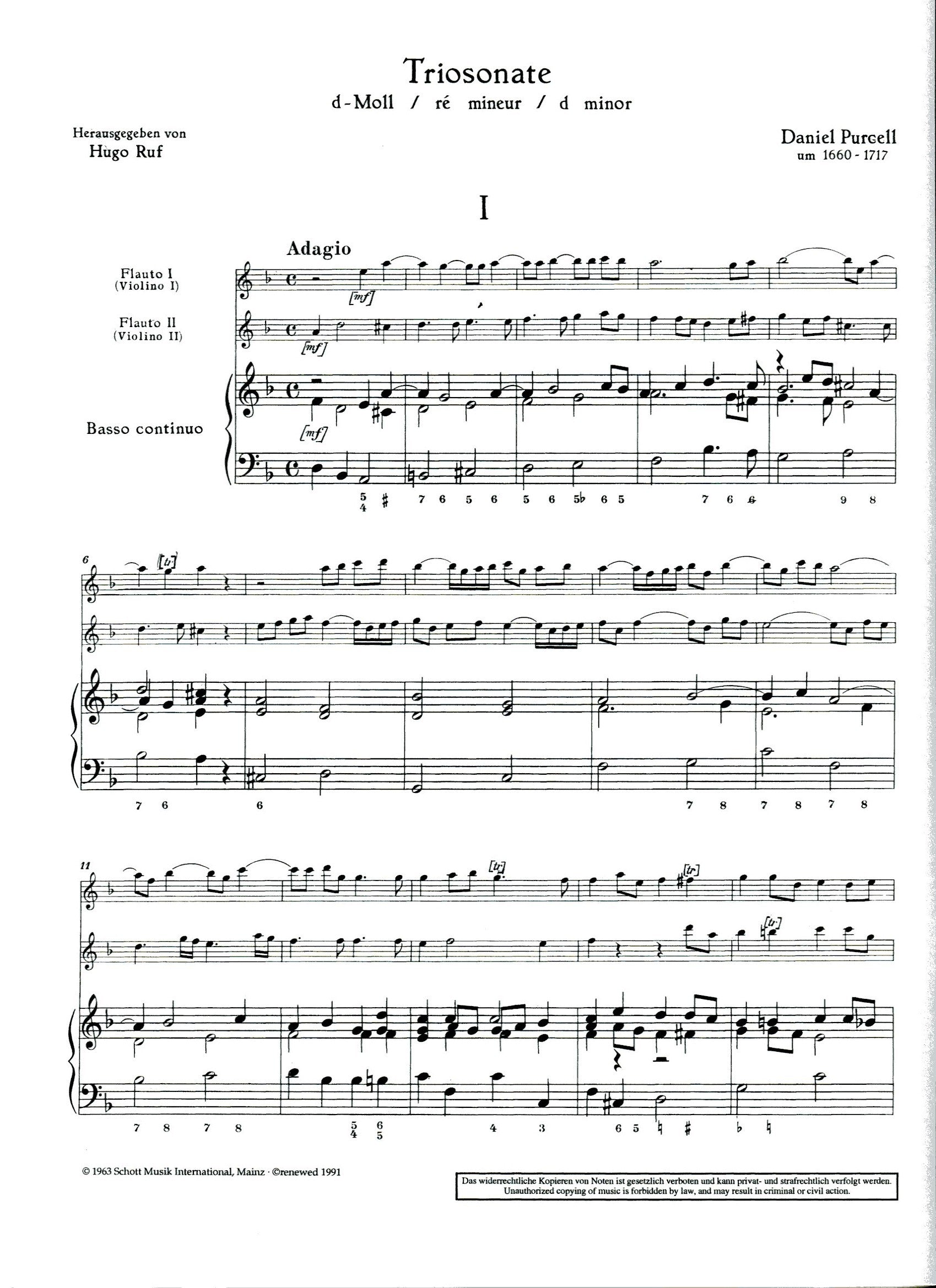 Trio Sonata in d minor