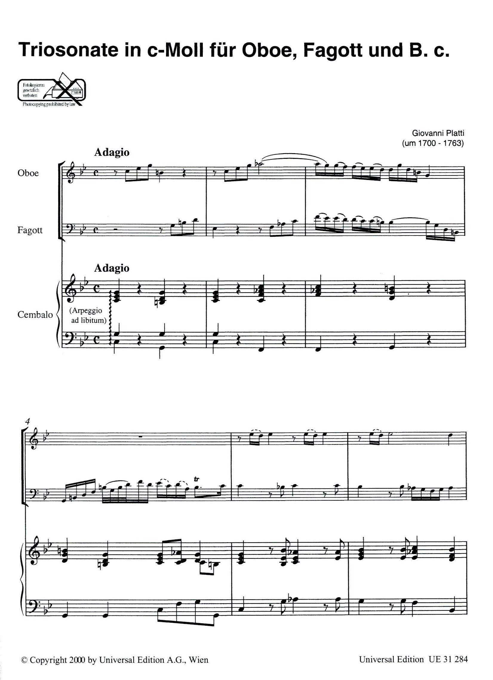 Triosonata in c minor