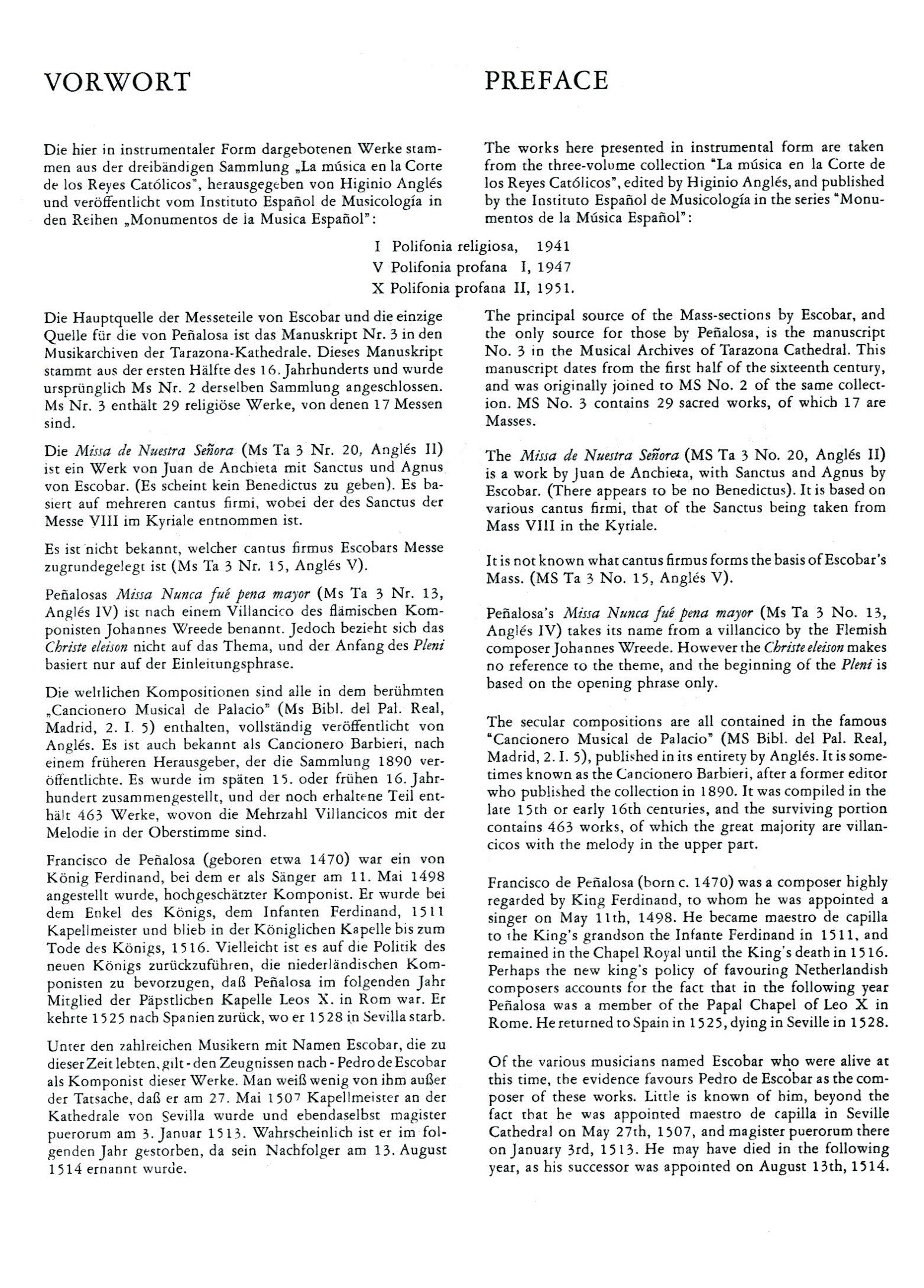 Villancicos and Mass