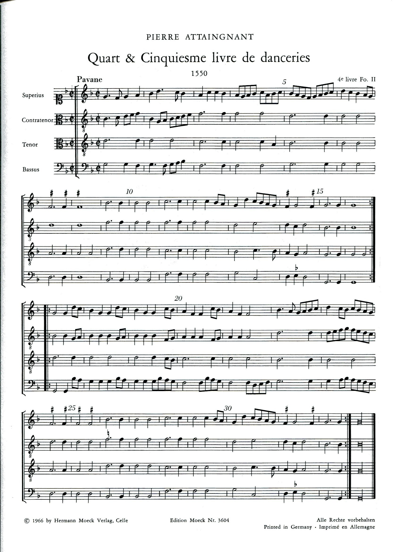 Fourth and Fifth Book of Dances