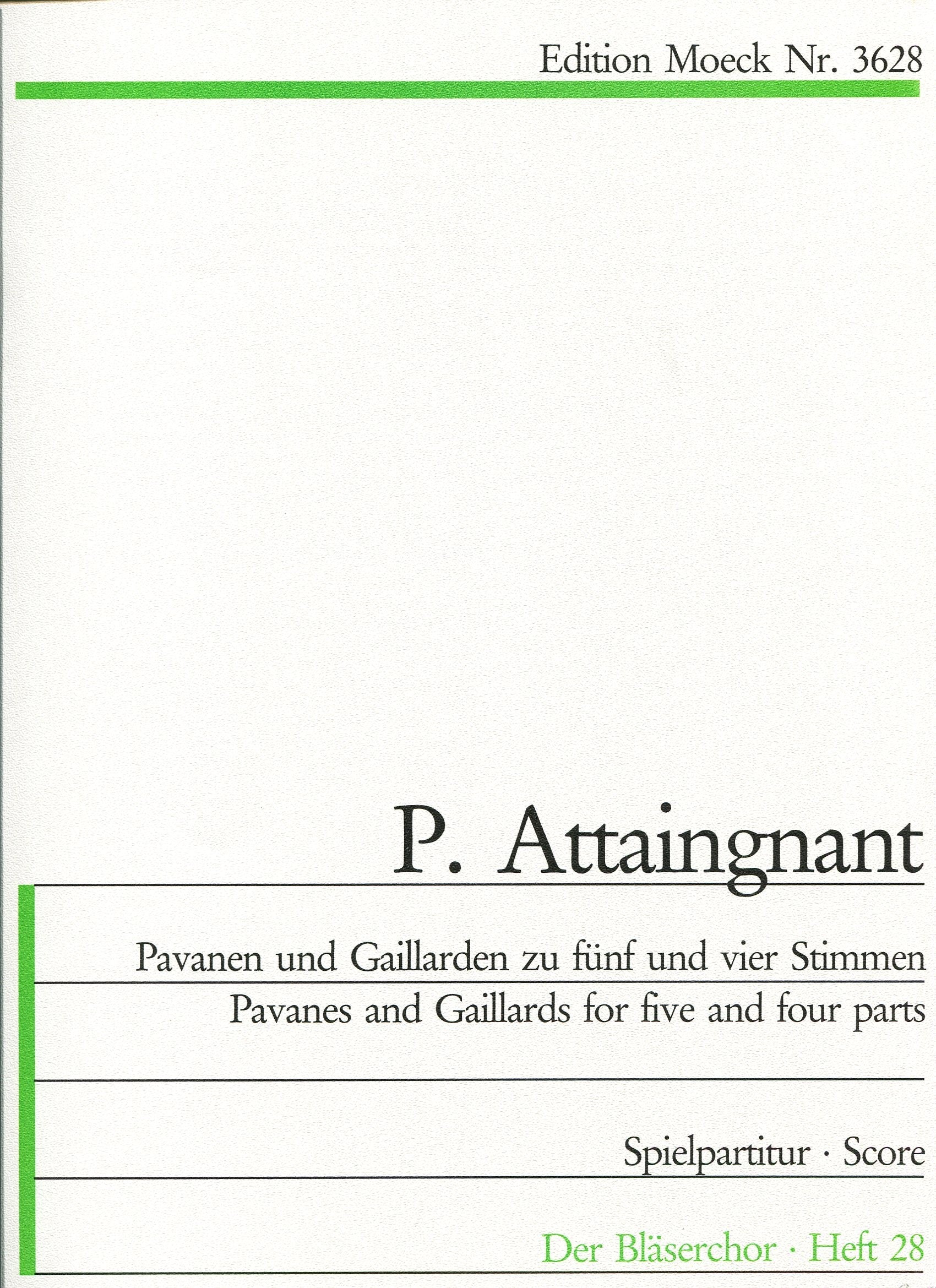 Pavanes and Gaillards for four and five parts