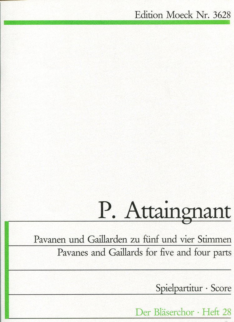 Pavanes and Gaillards for four and five parts