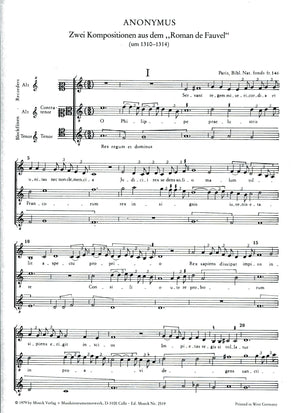 Two Compositions from Roman de Fauvel