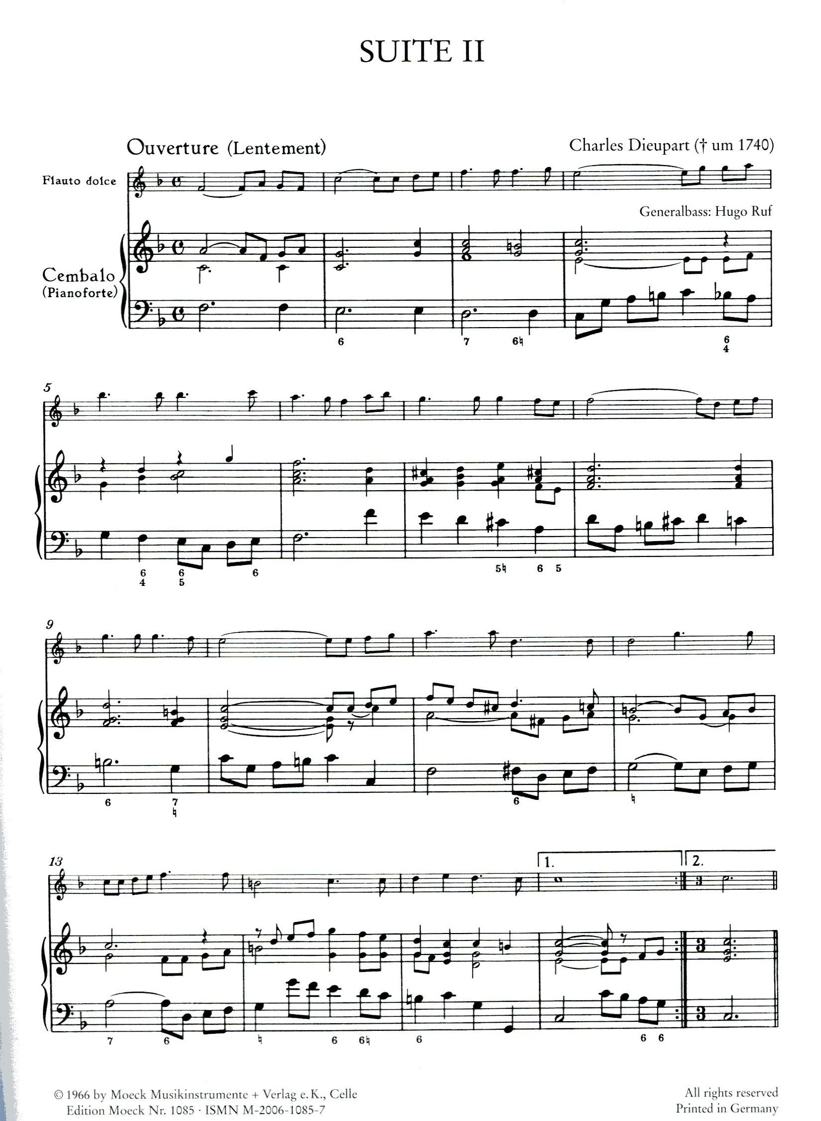 Suite II in F Major