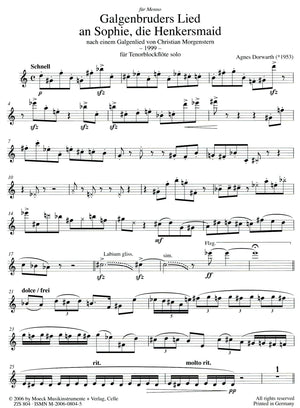 Galgenbruder's song to Sophie, the hangman's maiden