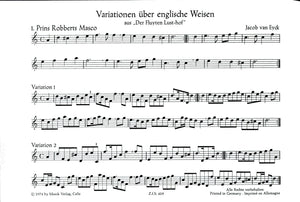 Variations on English Melodies