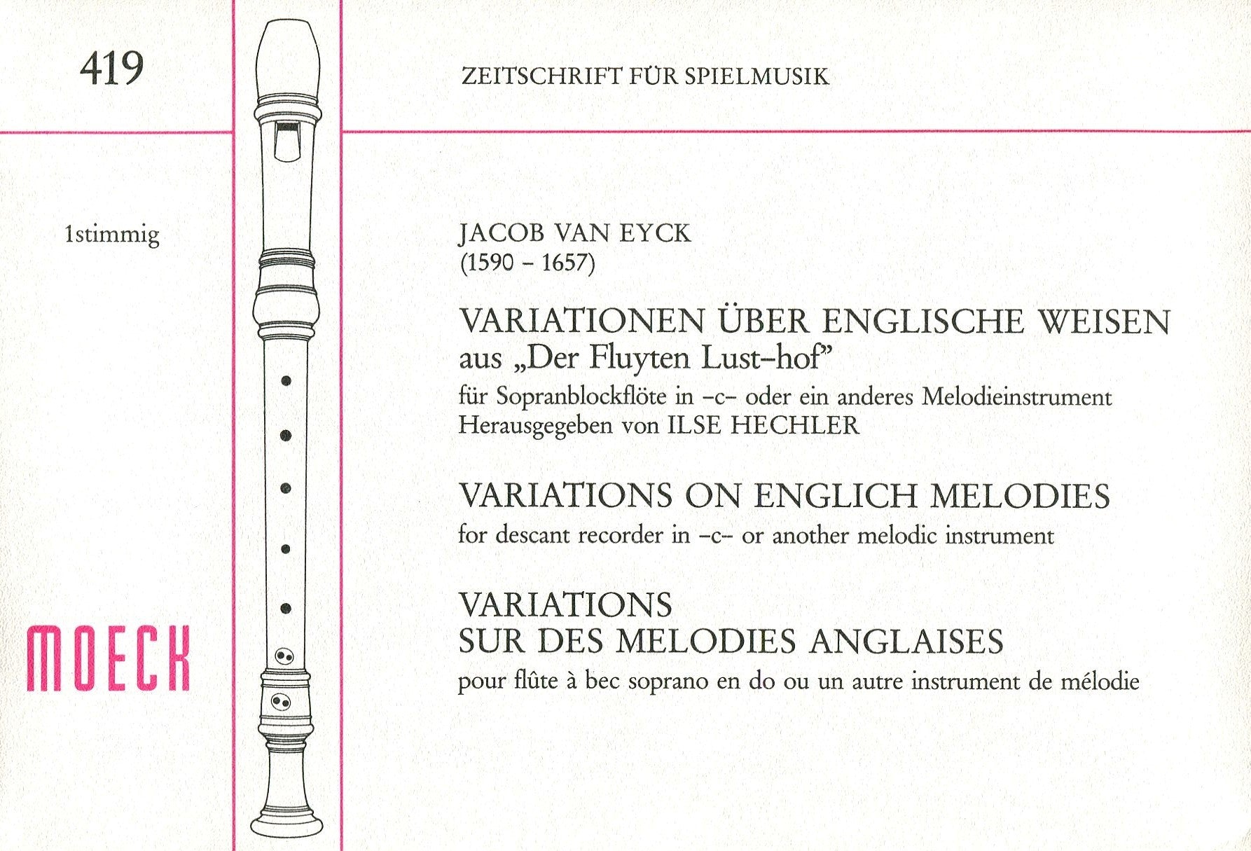 Variations on English Melodies