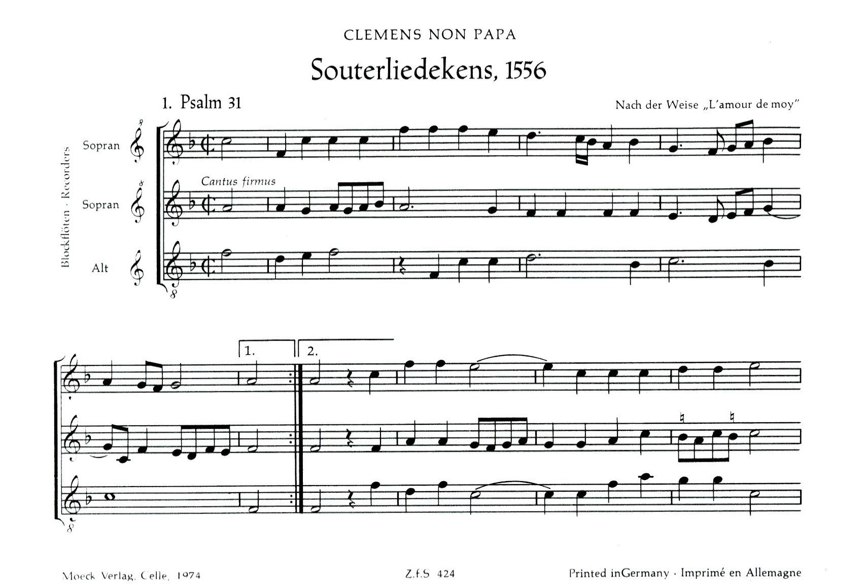 Souterliedekens 1556