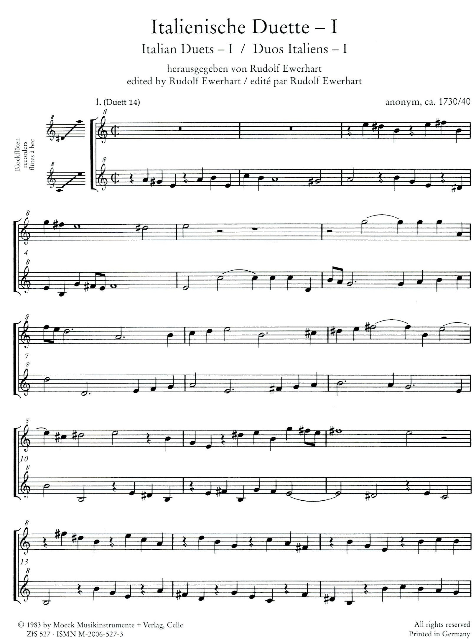 Italian Duets I
