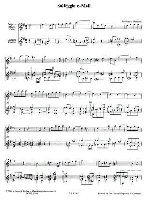 Solfeggio E Minor