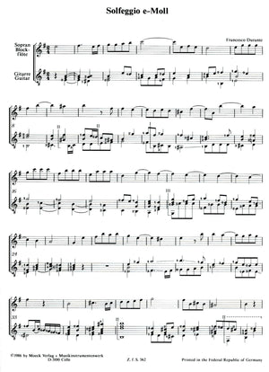 Solfeggio E Minor