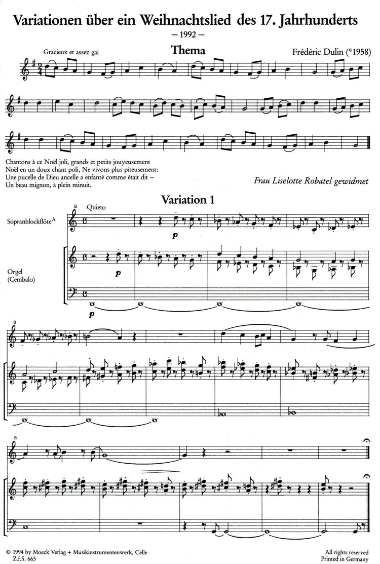 Variations on a Christmas Song
