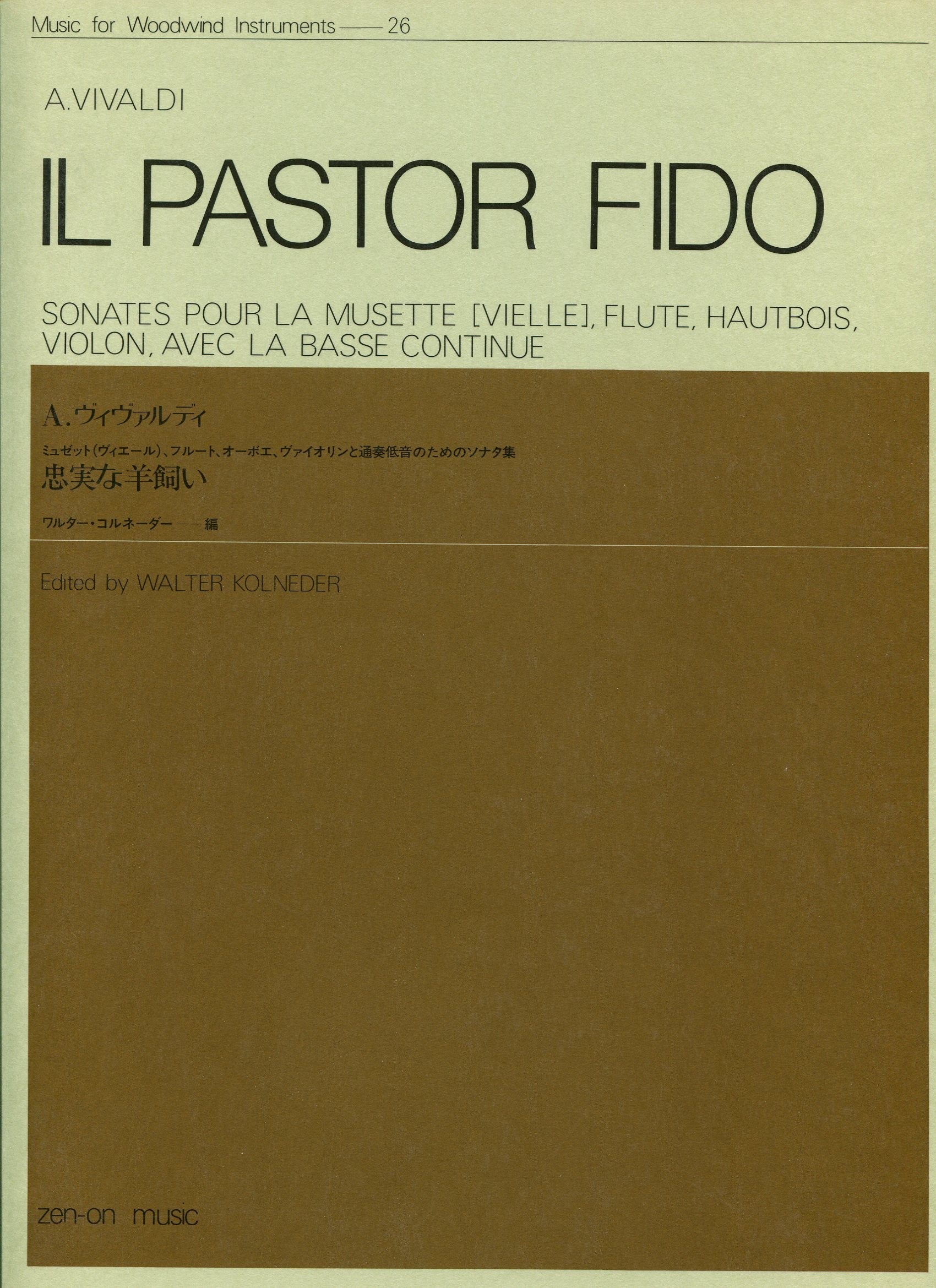Il Pastor Fido Op 13