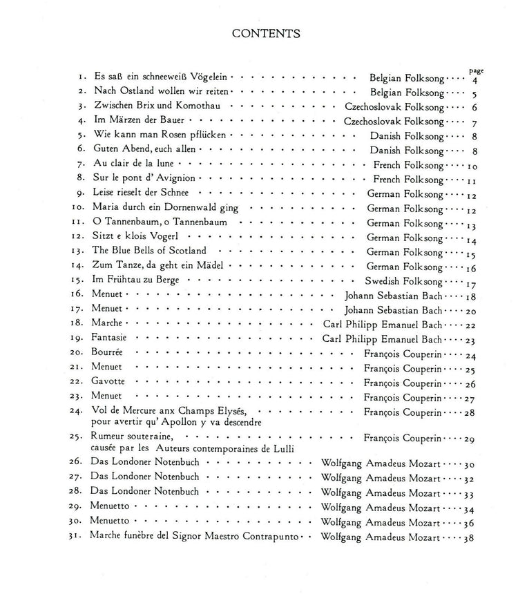 31 Famous Tunes