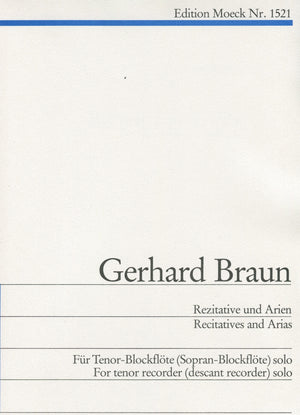 Recitatives and Arias for Recorder in C