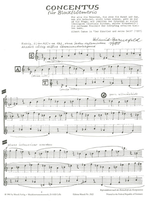Concentus for Three Recorder Players