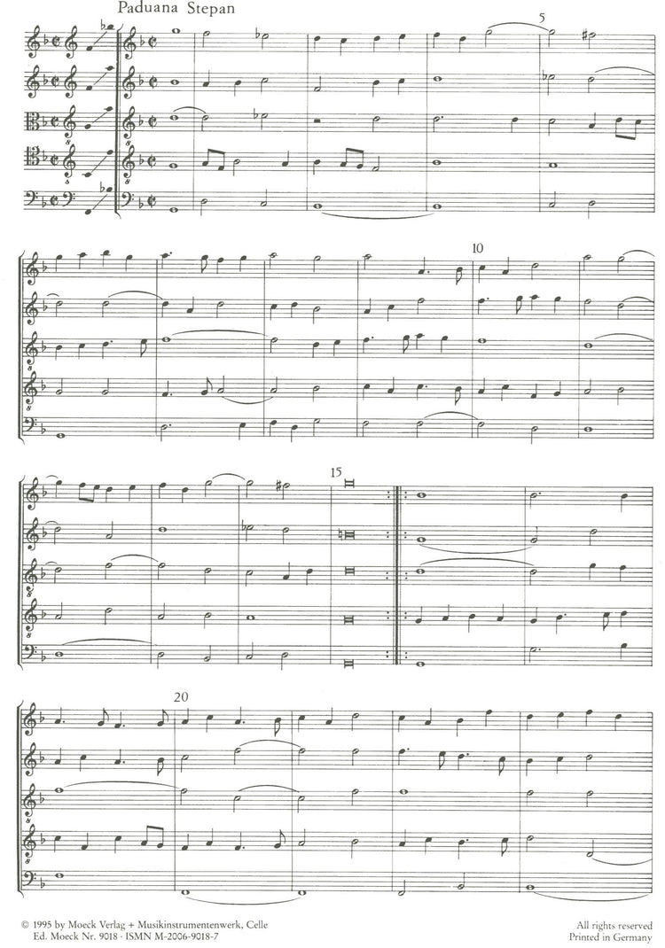 Paduanas & Galliards Volume 18