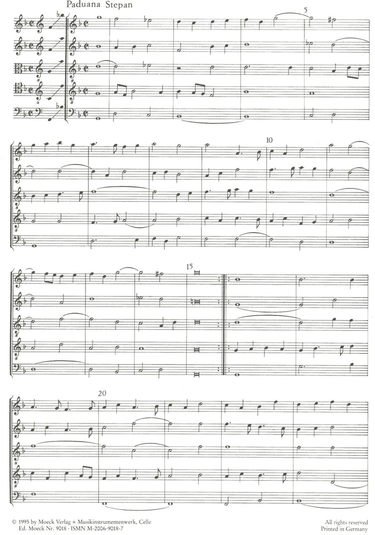 Paduanas & Galliards Volume 18