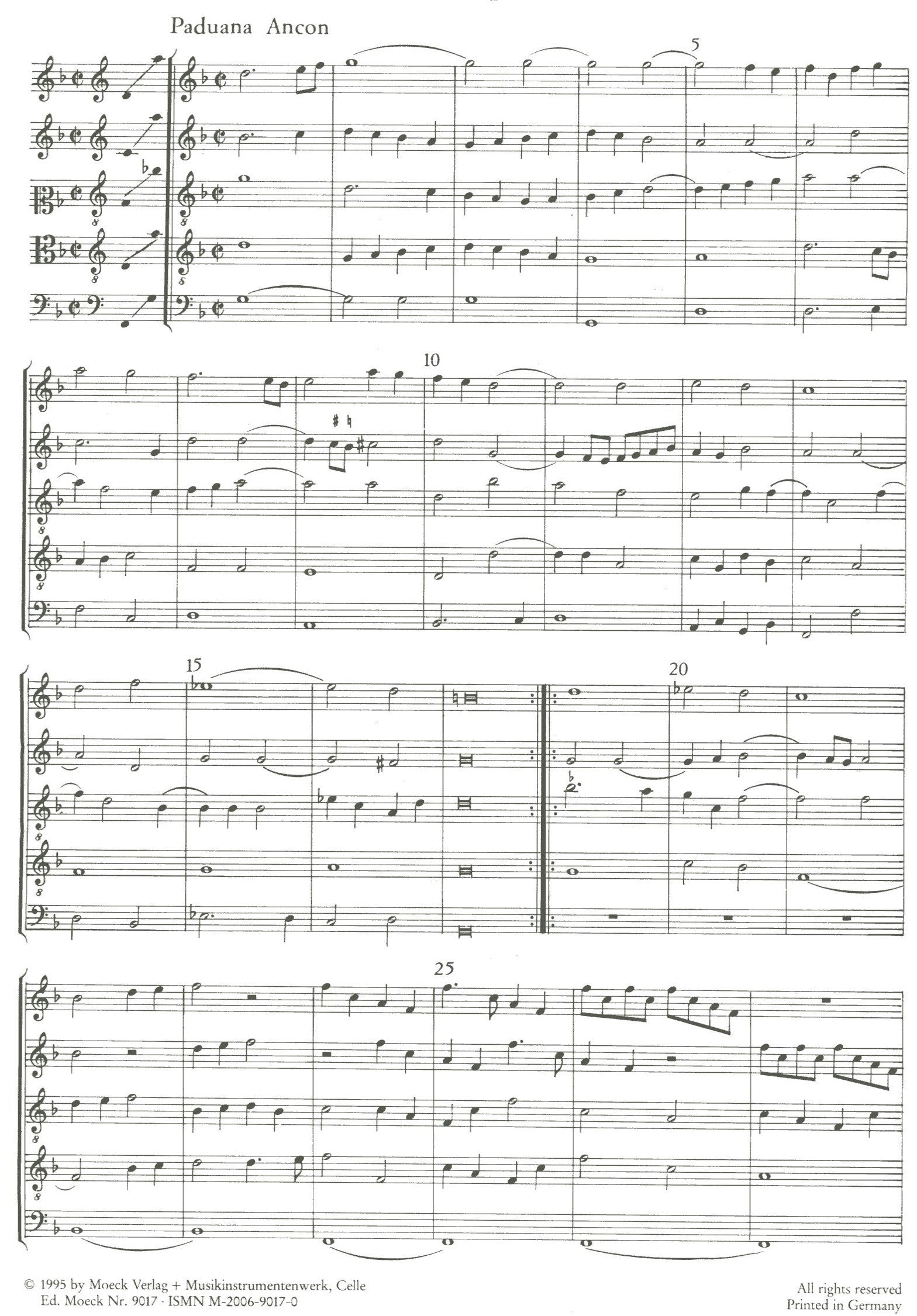 Paduanas & Galliards Volume 18