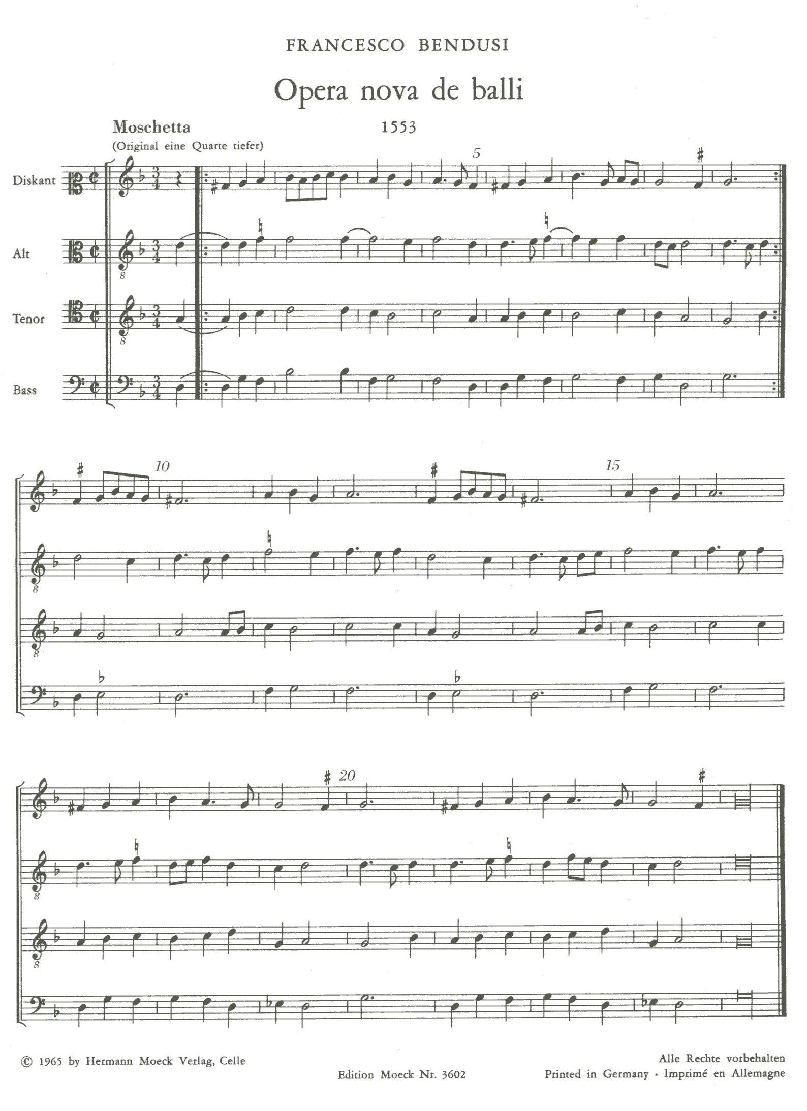 Opera nova de balli