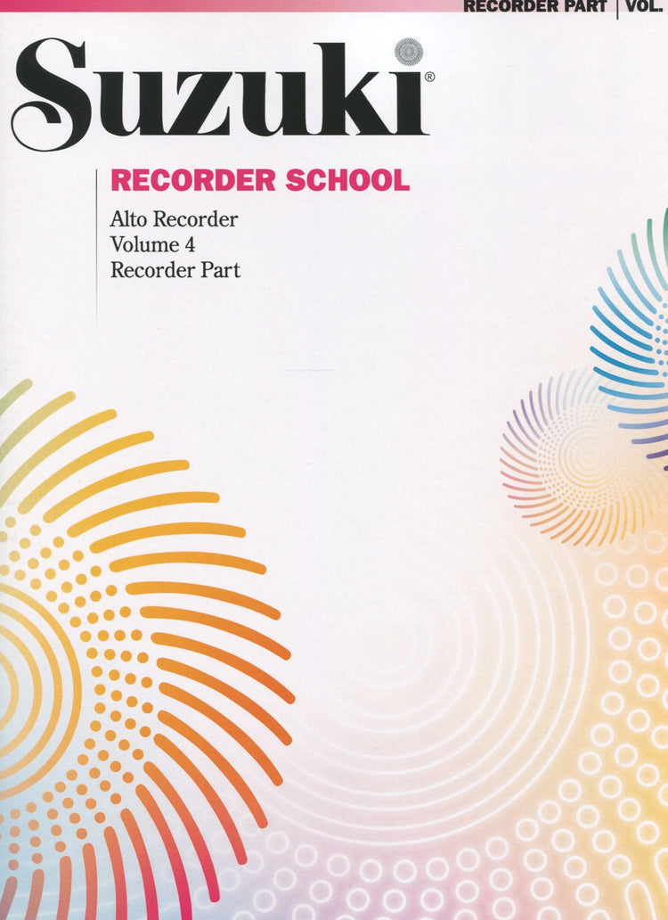 Recorder School Volume 4 Alto Recorder Part