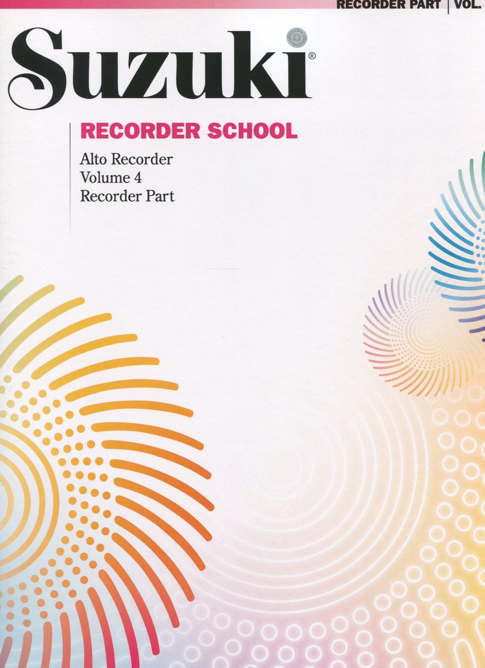 Recorder School Volume 4 Alto Recorder Part