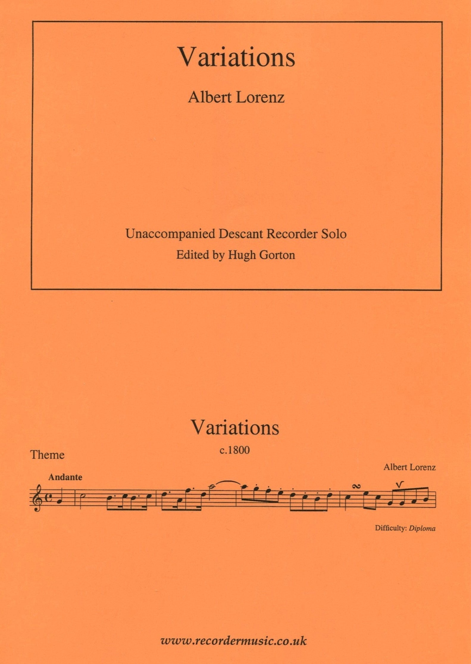 Variations Albert Lorenz