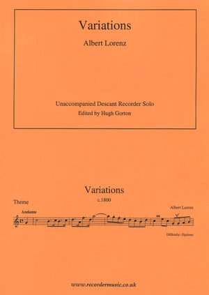 Variations Albert Lorenz