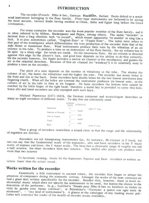 Method for Recorder Volume 1 Soprano