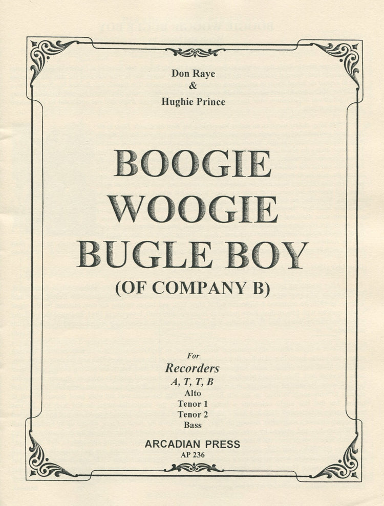 Boogie Woogie Budgle Boy (of Company B)