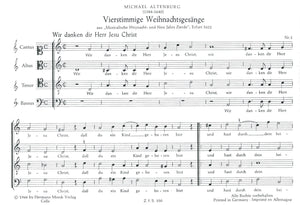 Four Part Christmas Songs