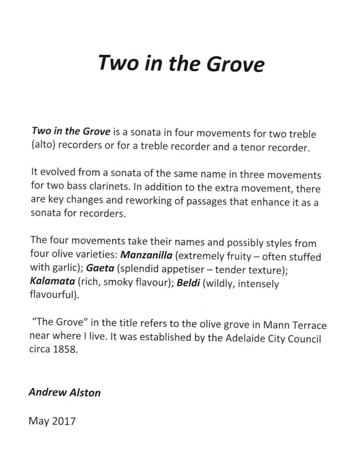 Two in the Grove