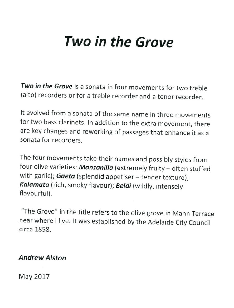 Two in the Grove